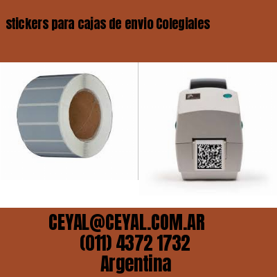 stickers para cajas de envio Colegiales