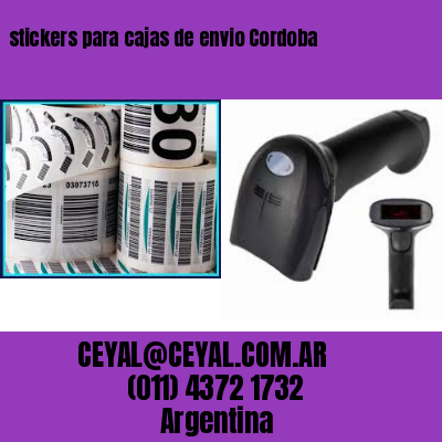 stickers para cajas de envio Cordoba