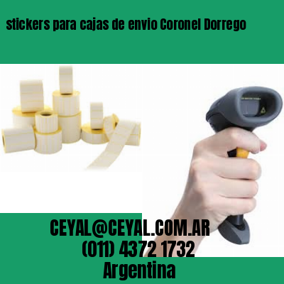stickers para cajas de envio Coronel Dorrego
