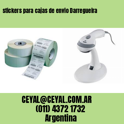 stickers para cajas de envio Darregueira