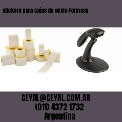 stickers para cajas de envio Formosa
