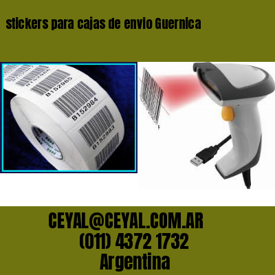 stickers para cajas de envio Guernica