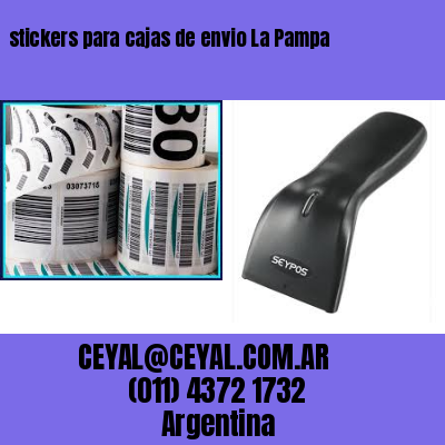 stickers para cajas de envio La Pampa