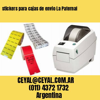 stickers para cajas de envio La Paternal