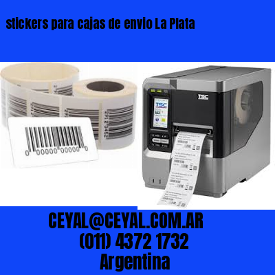 stickers para cajas de envio La Plata