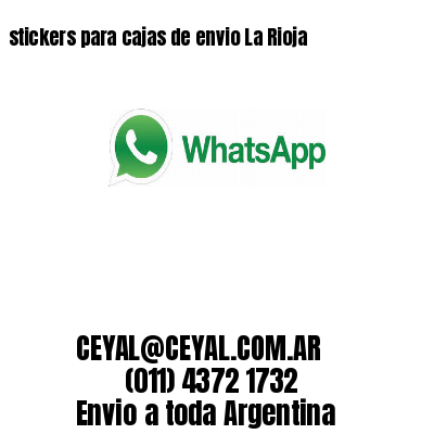 stickers para cajas de envio La Rioja