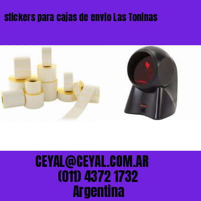 stickers para cajas de envio Las Toninas