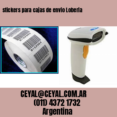 stickers para cajas de envio Loberia