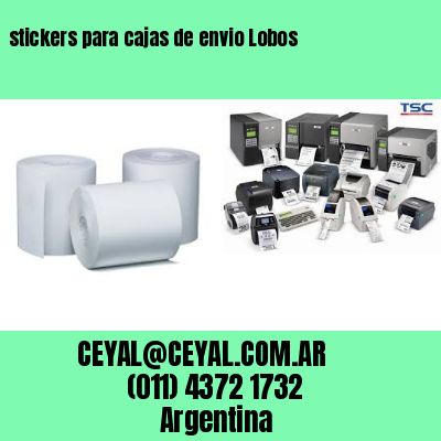 stickers para cajas de envio Lobos