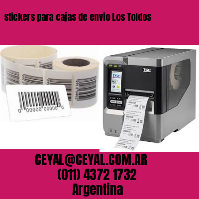 stickers para cajas de envio Los Toldos