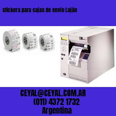 stickers para cajas de envio Luján