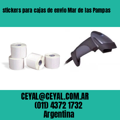 stickers para cajas de envio Mar de las Pampas