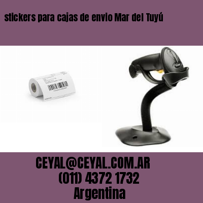 stickers para cajas de envio Mar del Tuyú
