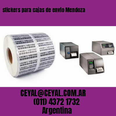 stickers para cajas de envio Mendoza
