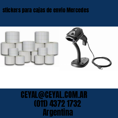 stickers para cajas de envio Mercedes