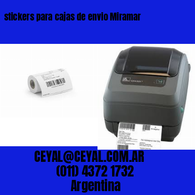 stickers para cajas de envio Miramar