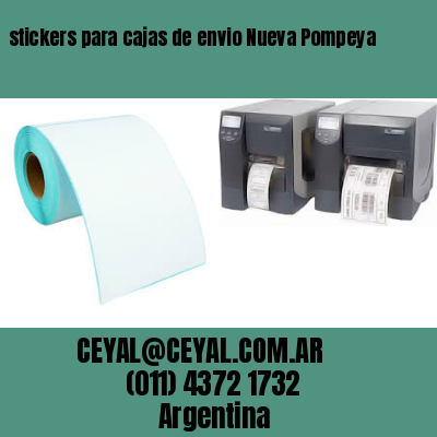 stickers para cajas de envio Nueva Pompeya