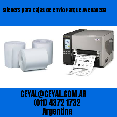 stickers para cajas de envio Parque Avellaneda
