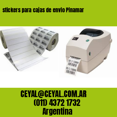 stickers para cajas de envio Pinamar