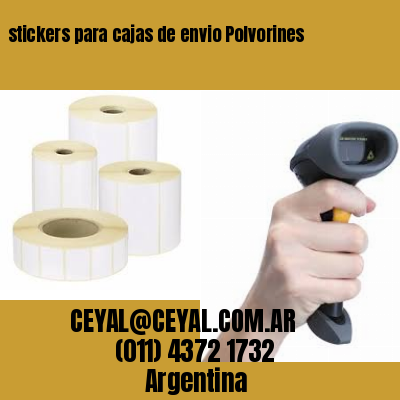 stickers para cajas de envio Polvorines
