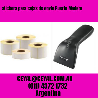 stickers para cajas de envio Puerto Madero