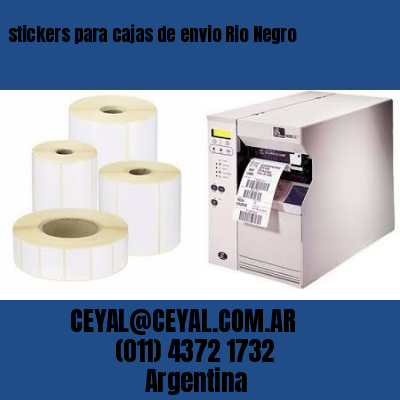 stickers para cajas de envio Rio Negro