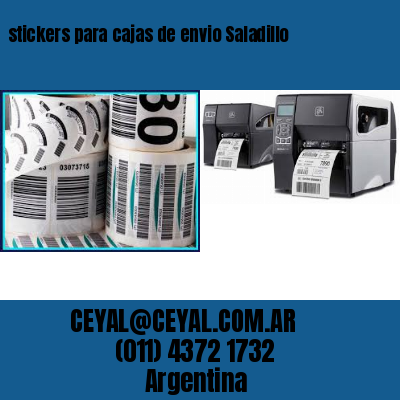 stickers para cajas de envio Saladillo