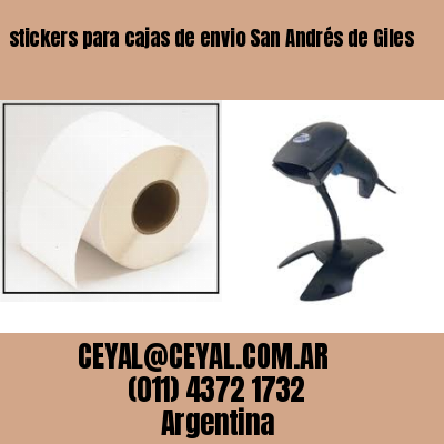 stickers para cajas de envio San Andrés de Giles