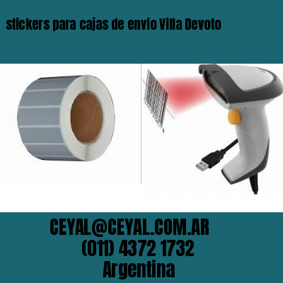 stickers para cajas de envio Villa Devoto