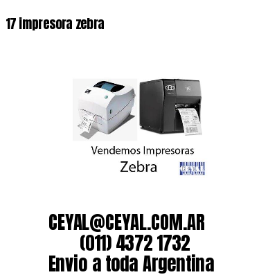 17 impresora zebra