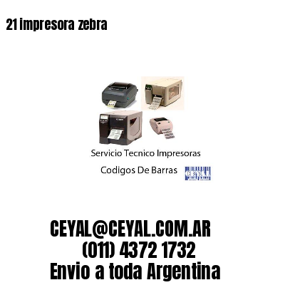 21 impresora zebra