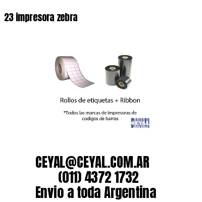 23 impresora zebra