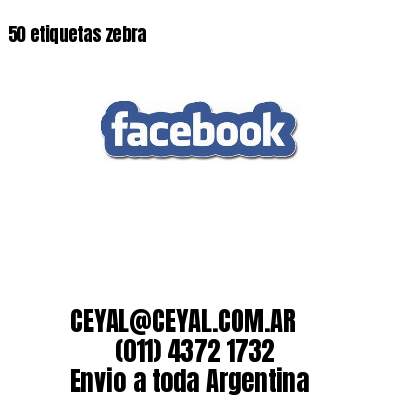 50 etiquetas zebra