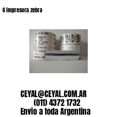 6 impresora zebra