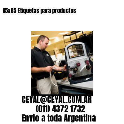 85×85 Etiquetas para productos