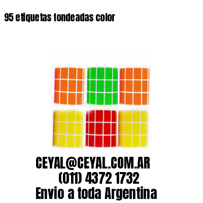 95 etiquetas fondeadas color