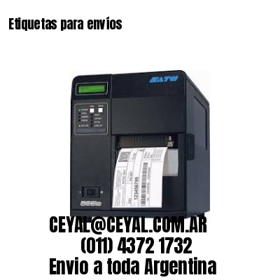 Etiquetas para envíos