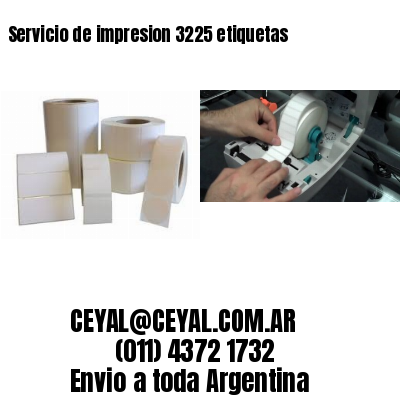 Servicio de impresion 3225 etiquetas
