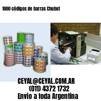 1000 códigos de barras Chubut