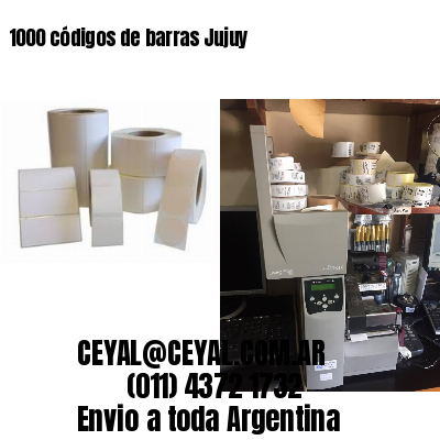 1000 códigos de barras Jujuy