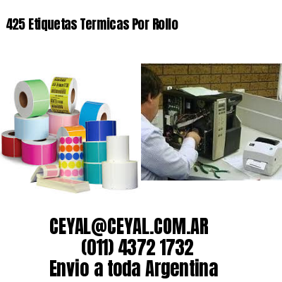 425 Etiquetas Termicas Por Rollo