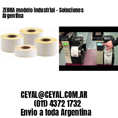 ZEBRA modelo industrial – Soluciones Argentina