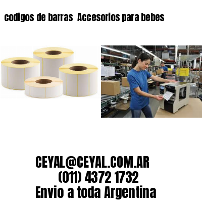 codigos de barras 	Accesorios para bebes