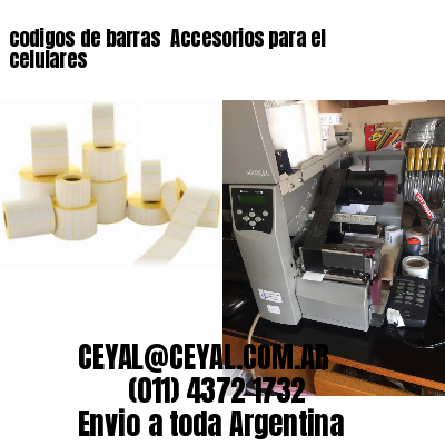 codigos de barras 	Accesorios para el celulares