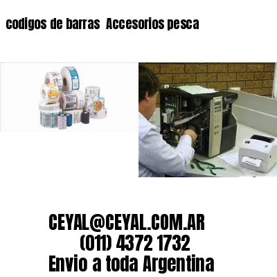 codigos de barras 	Accesorios pesca