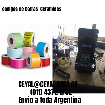 codigos de barras 	Ceramicos