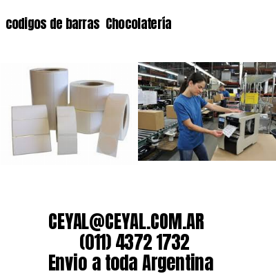 codigos de barras 	Chocolatería