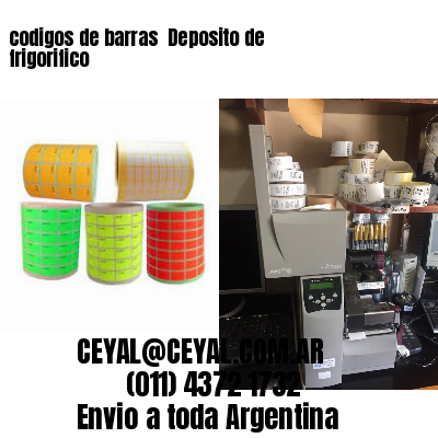 codigos de barras 	Deposito de frigorifico