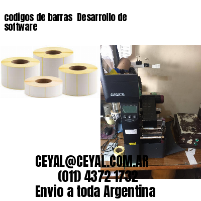 codigos de barras 	Desarrollo de software