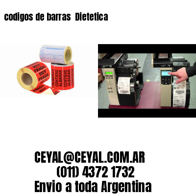 codigos de barras 	Dietetica
